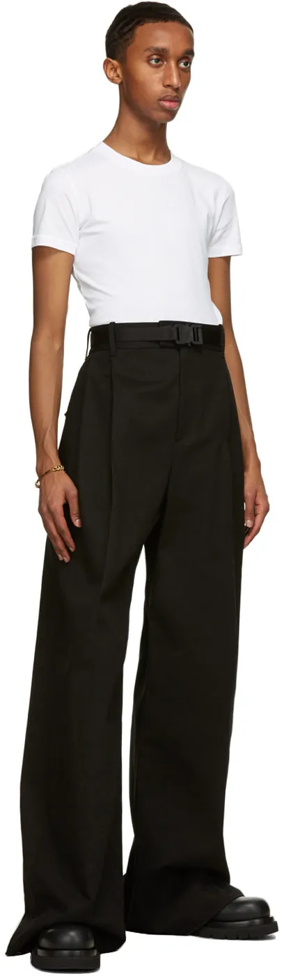 1017 ALYX 9SM Black Medium Rollercoaster Belt with Black Hardware