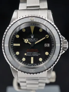 1972 Rolex Double Red Sea-Dweller (Ref. 1665) "Mk 3"