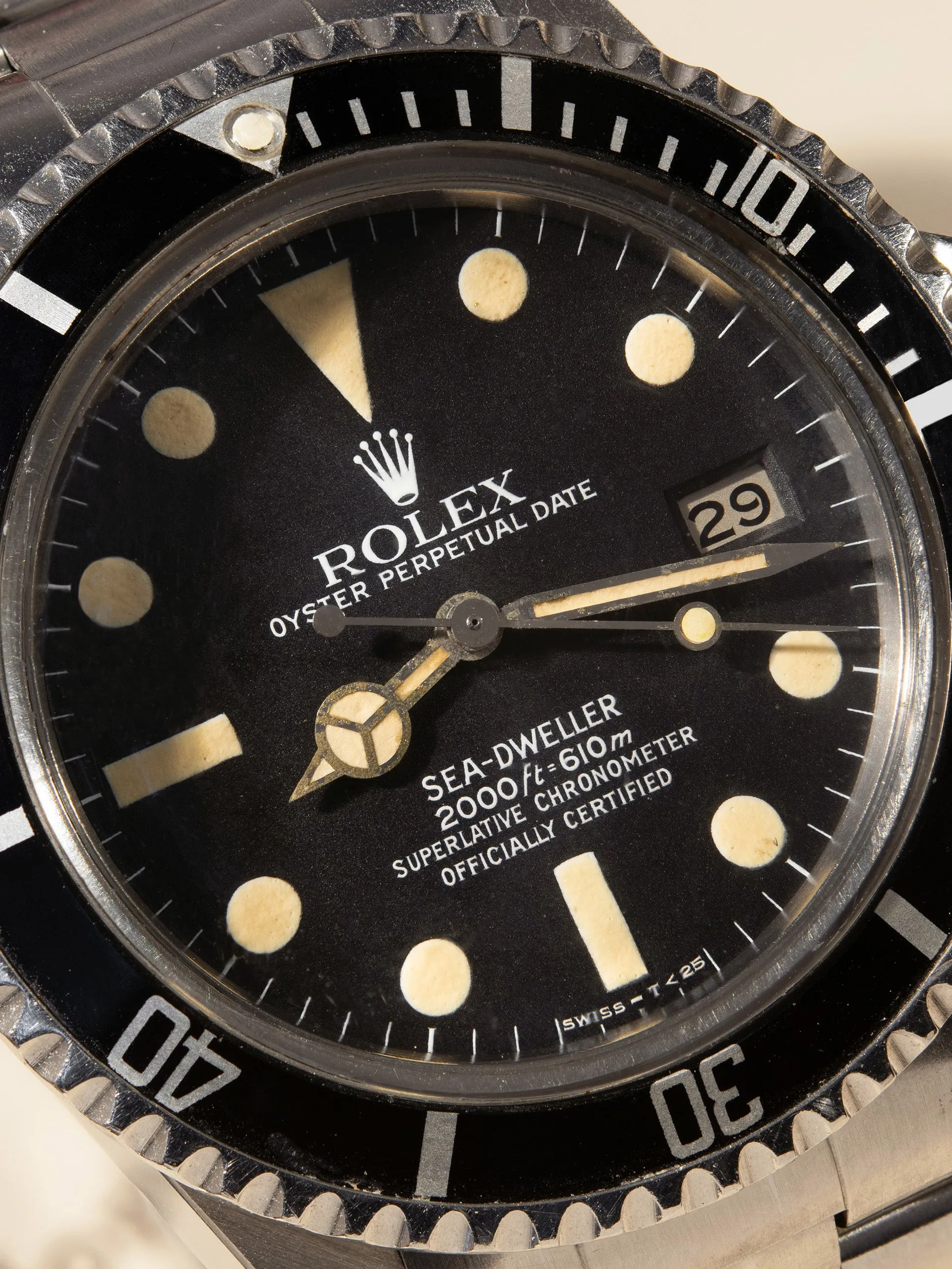1981 Rolex Sea-Dweller "Great White" (Ref. 1665) Mk. III Dial