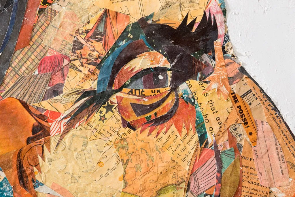ALWAYS EVERYTHING original paper collage