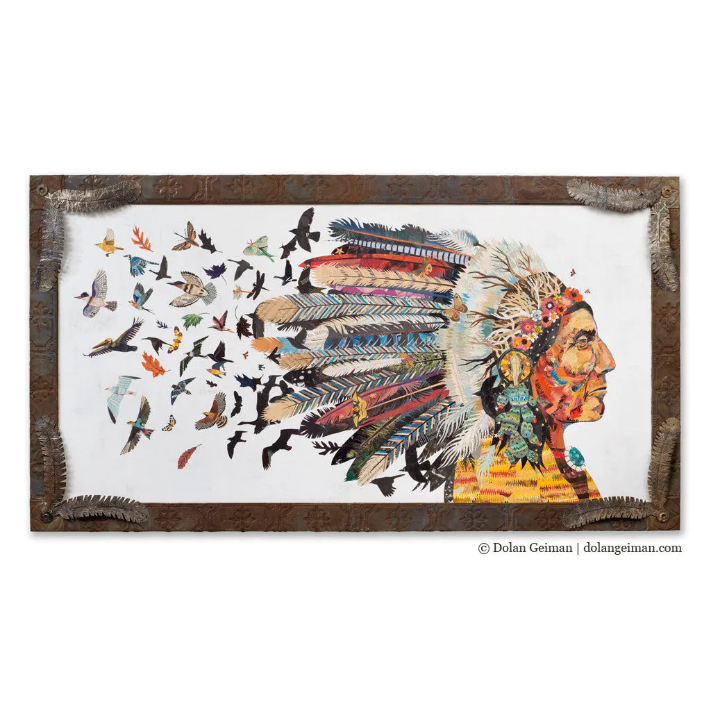 ALWAYS EVERYTHING original paper collage