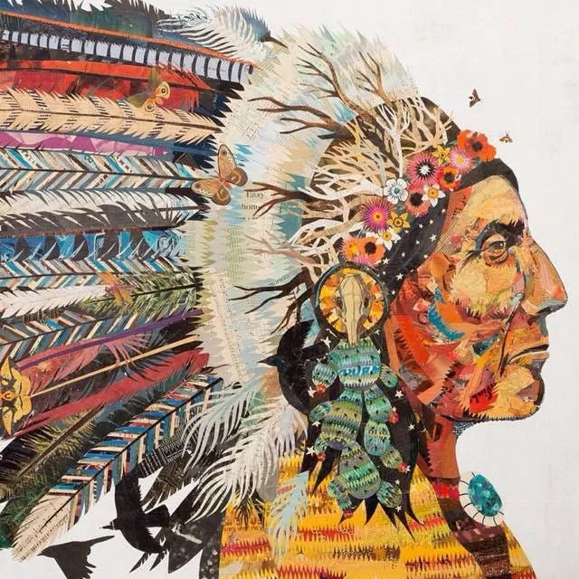 ALWAYS EVERYTHING original paper collage