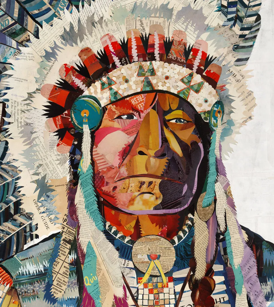 AMERICAN HERITAGE CHIEF limited edition paper print