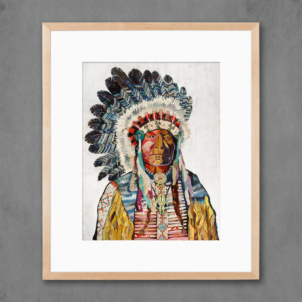 AMERICAN HERITAGE CHIEF limited edition paper print