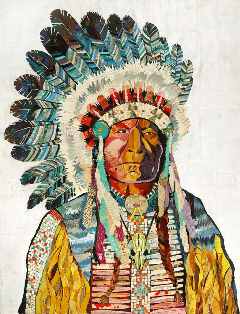AMERICAN HERITAGE CHIEF limited edition paper print