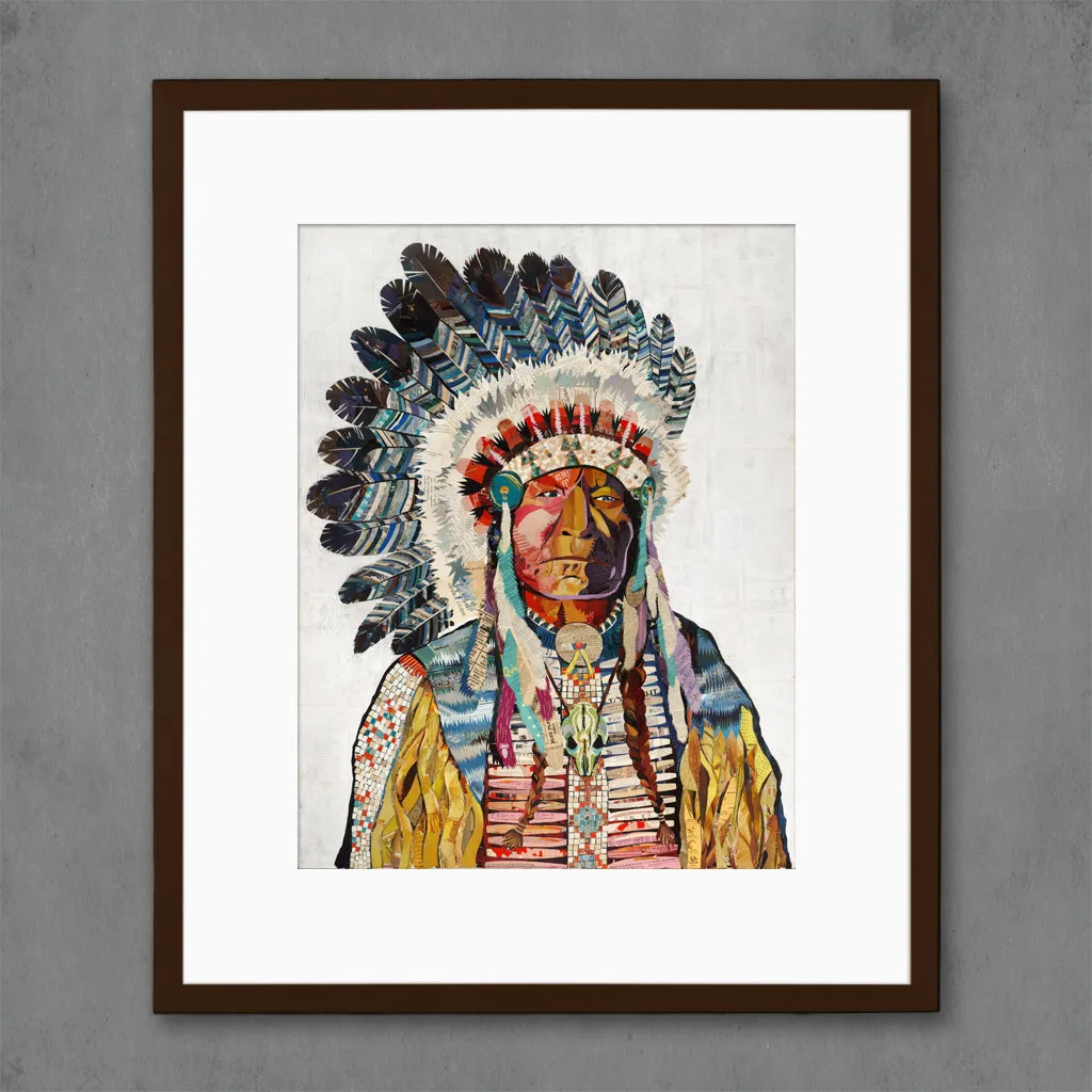 AMERICAN HERITAGE CHIEF limited edition paper print
