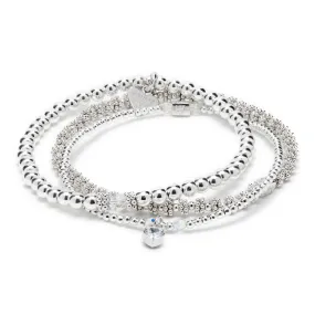 Annie Haak Silver Fuji Bracelet Stack