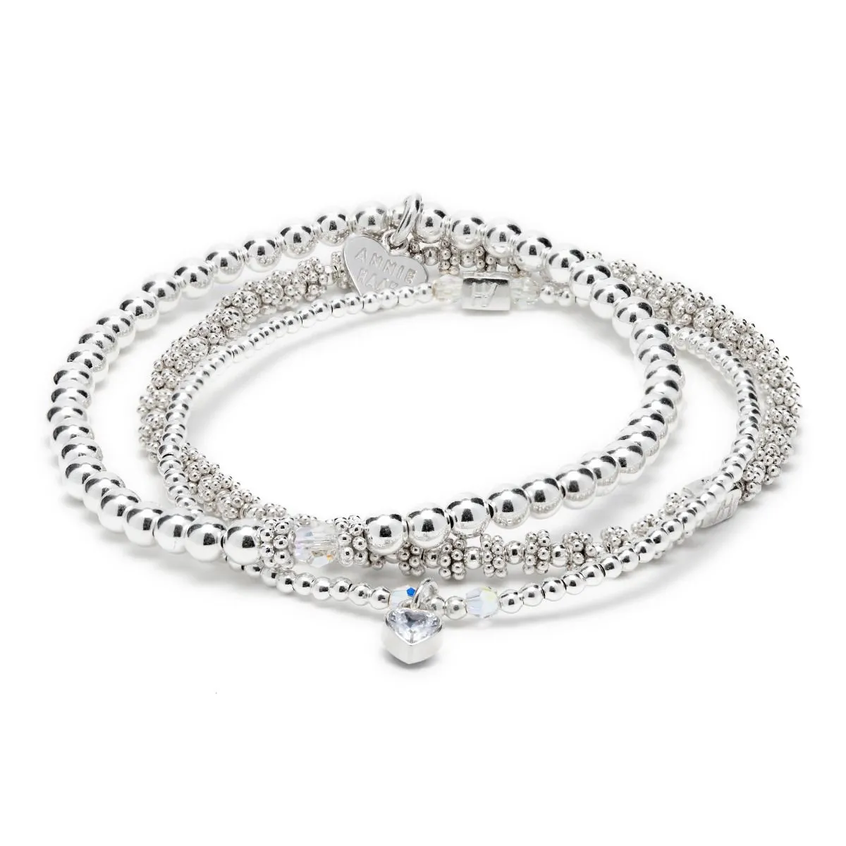 Annie Haak Silver Fuji Bracelet Stack