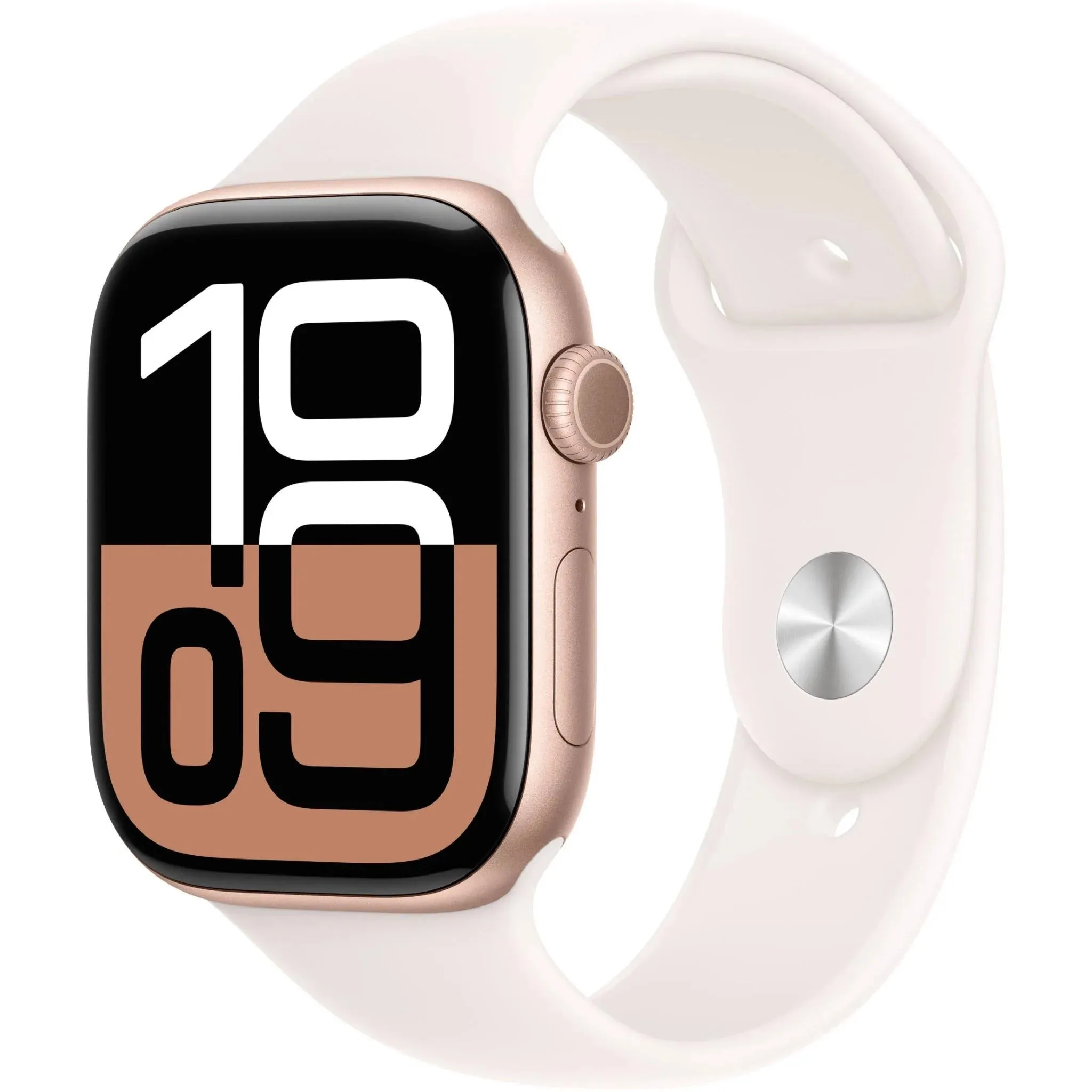 Apple Watch Series 10 42mm Rose Gold Aluminium Case GPS Cellular Sport Band (S/M) (Box Damage)