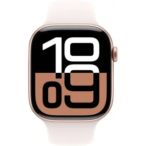 Apple Watch Series 10 42mm Rose Gold Aluminium Case GPS Cellular Sport Band (S/M) (Box Damage)