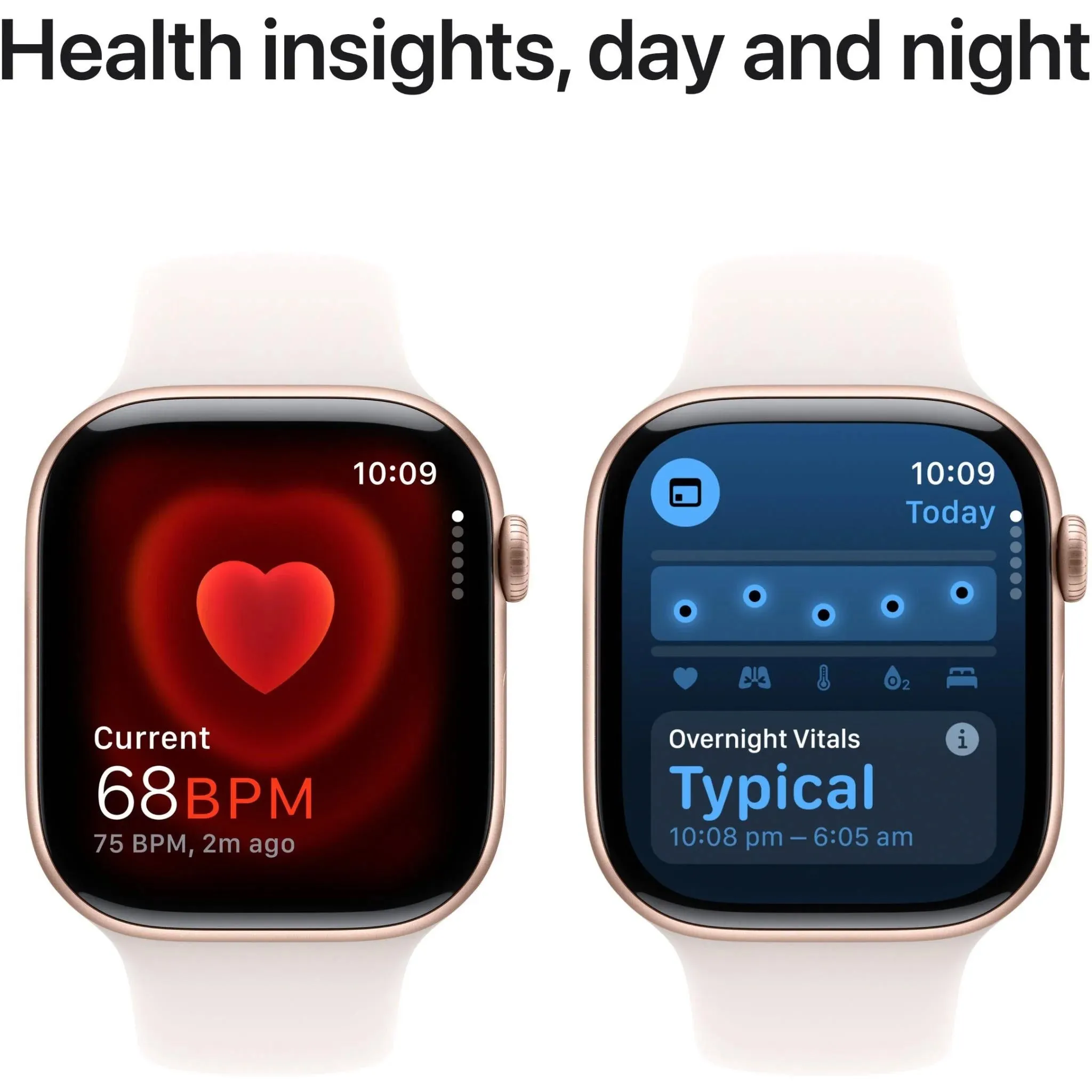 Apple Watch Series 10 42mm Rose Gold Aluminium Case GPS Cellular Sport Band (S/M) (Box Damage)