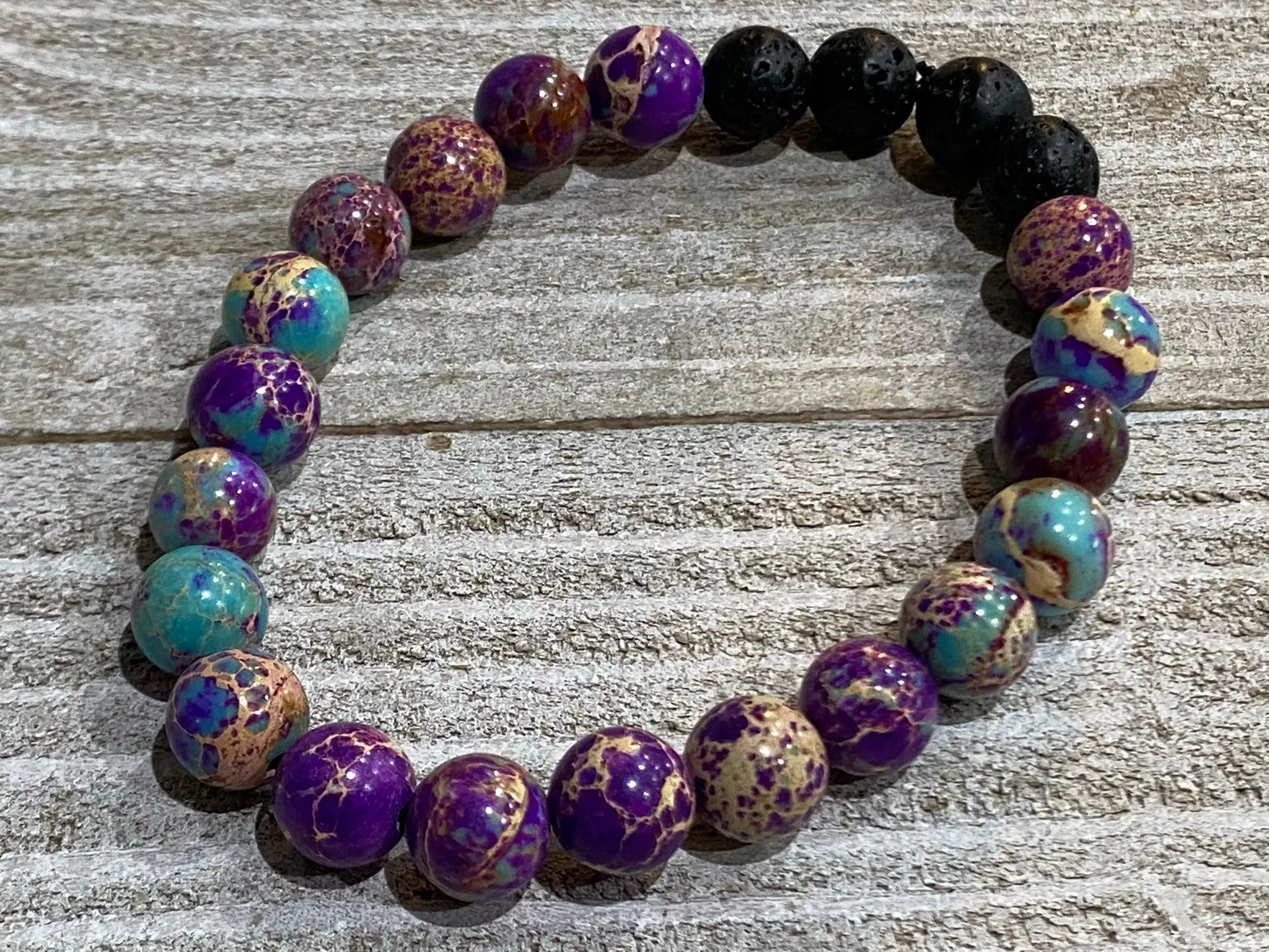 Aromatherapy Healing Stone Bracelet - GALAXY JASPER