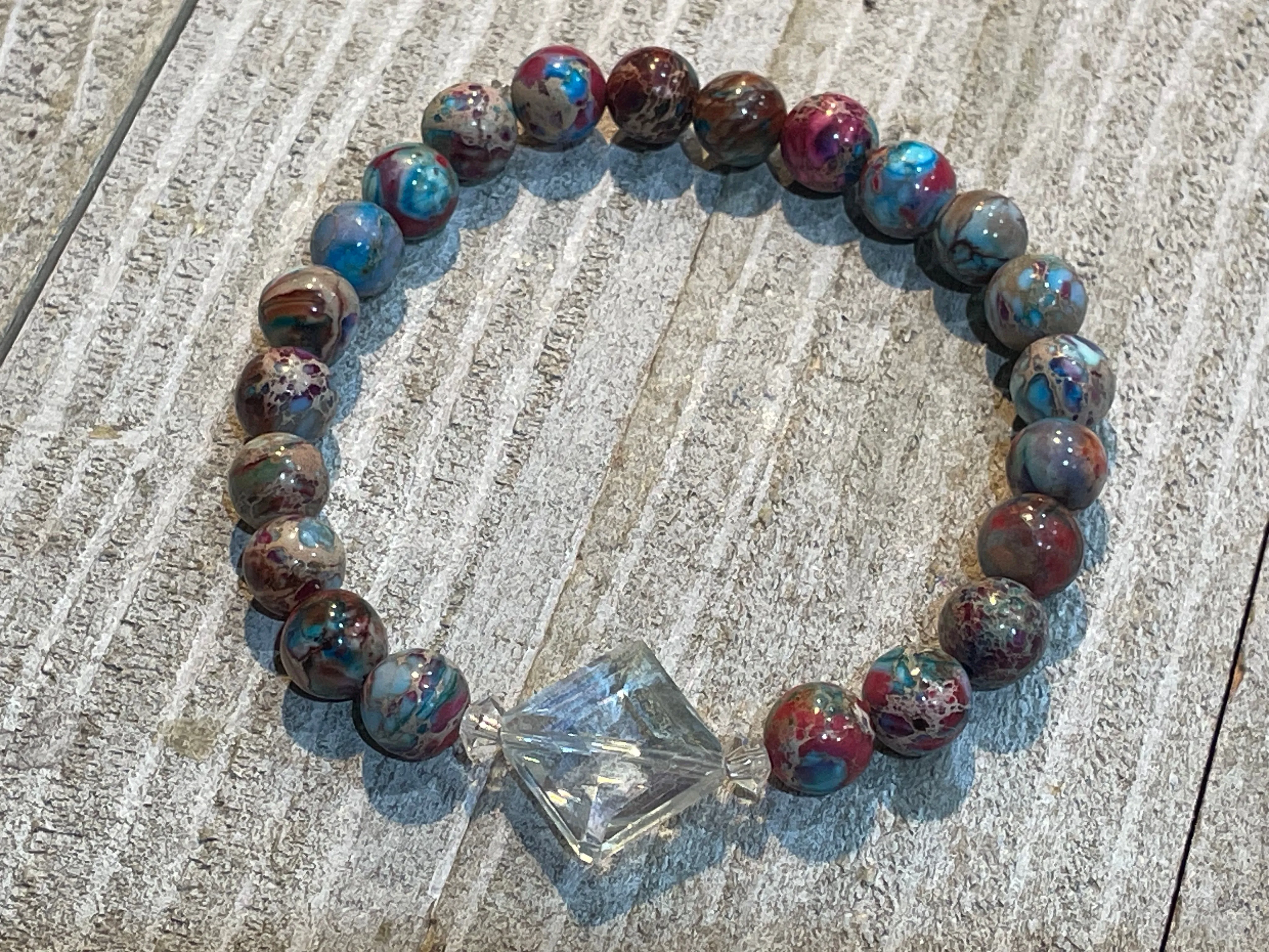 Aromatherapy Healing Stone Bracelet - GALAXY JASPER