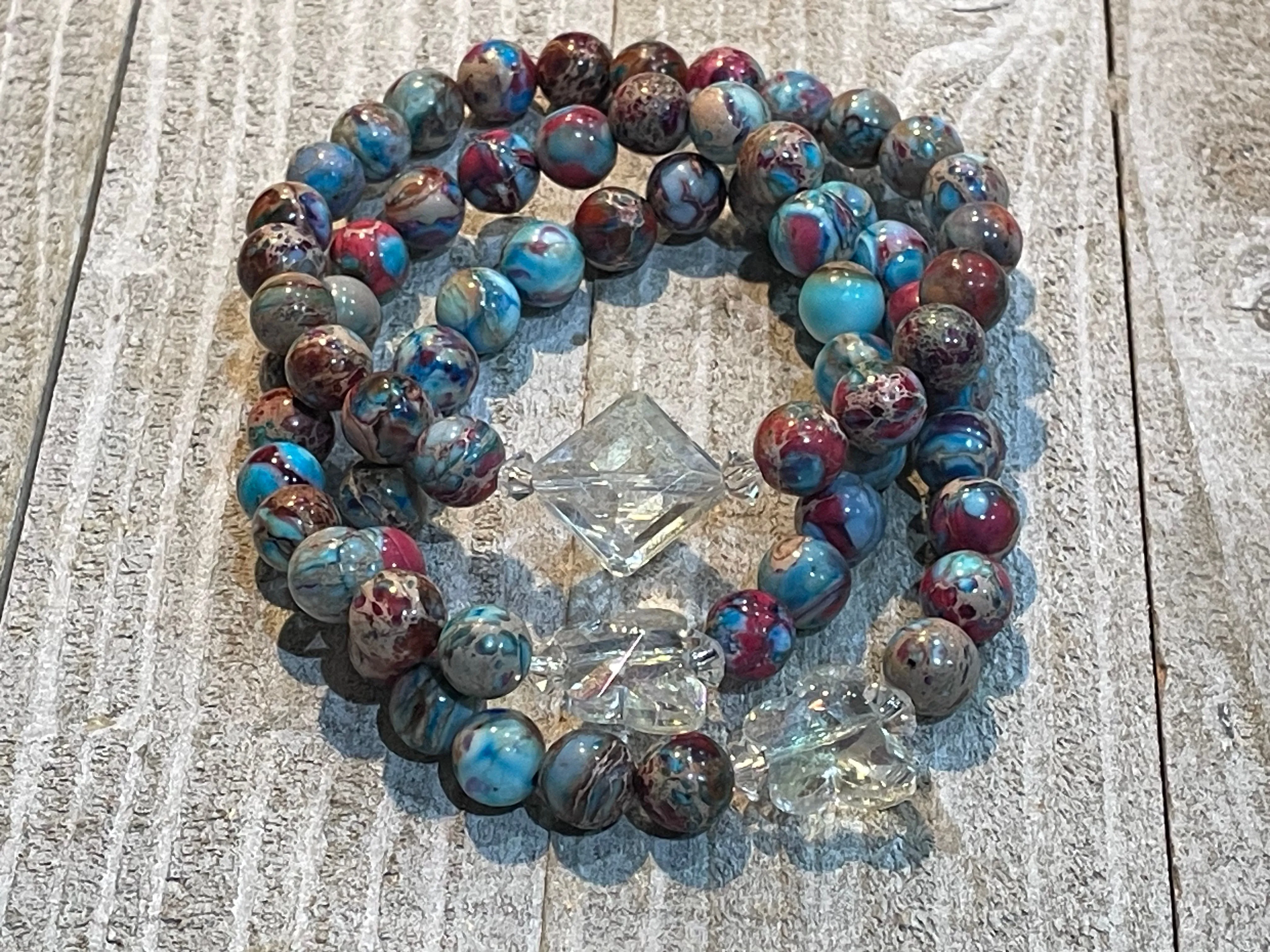 Aromatherapy Healing Stone Bracelet - GALAXY JASPER