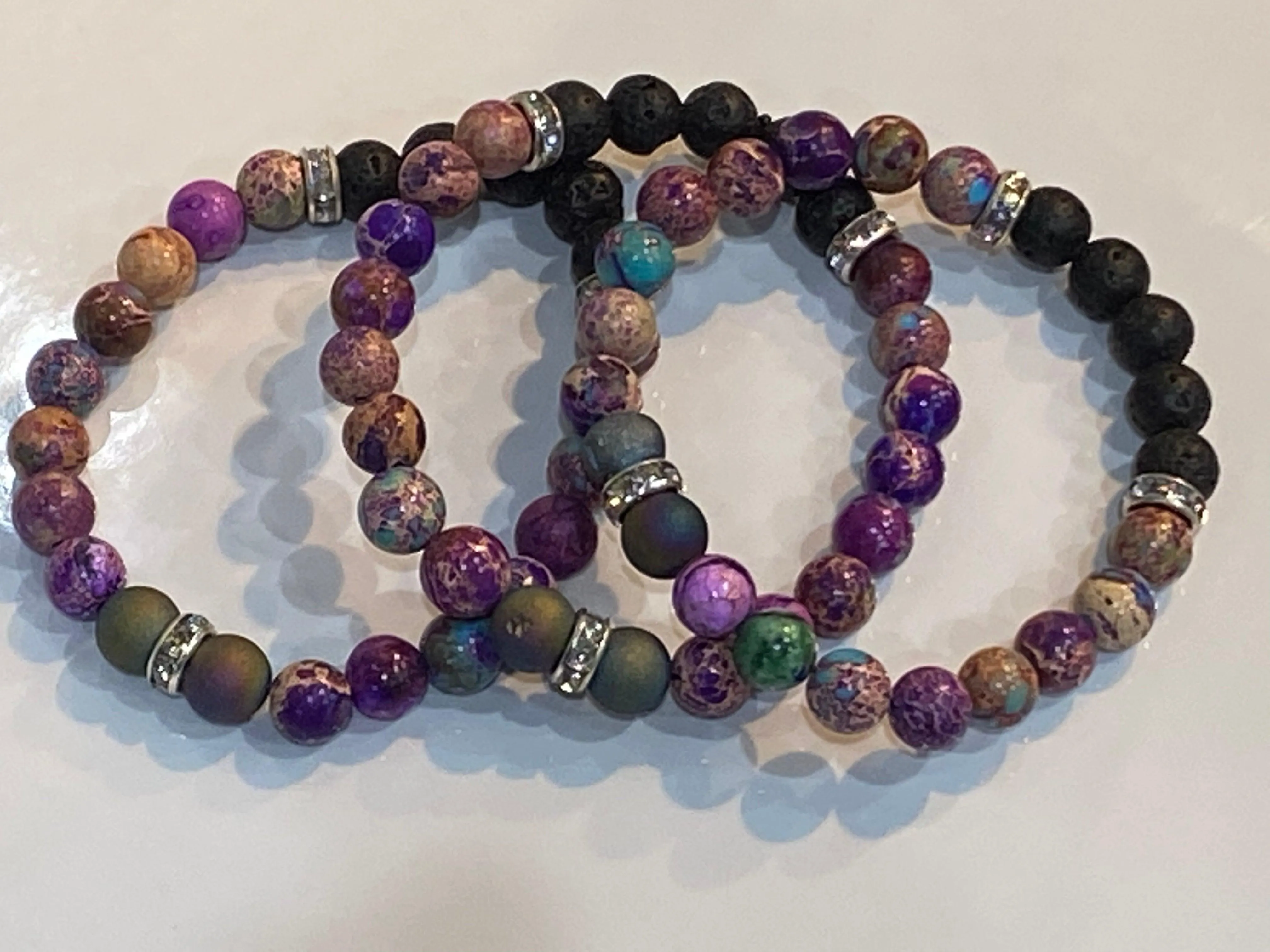 Aromatherapy Healing Stone Bracelet - GALAXY JASPER