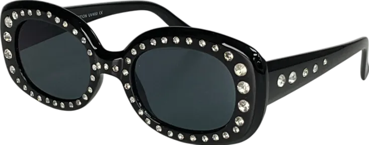 Black Studded Sunglasses Men's And Women's Retro Sunglasses
