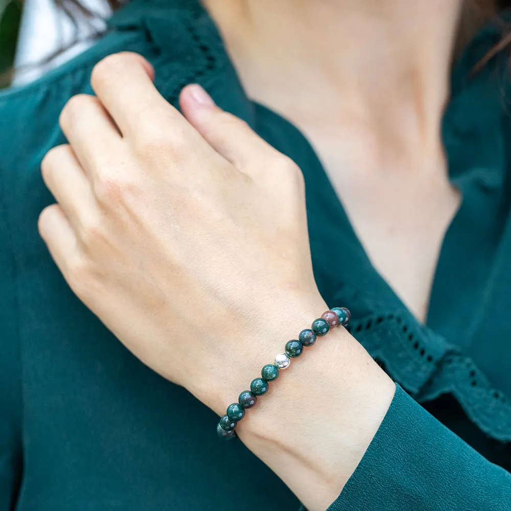 Bloodstone Essential Bracelet 6mm