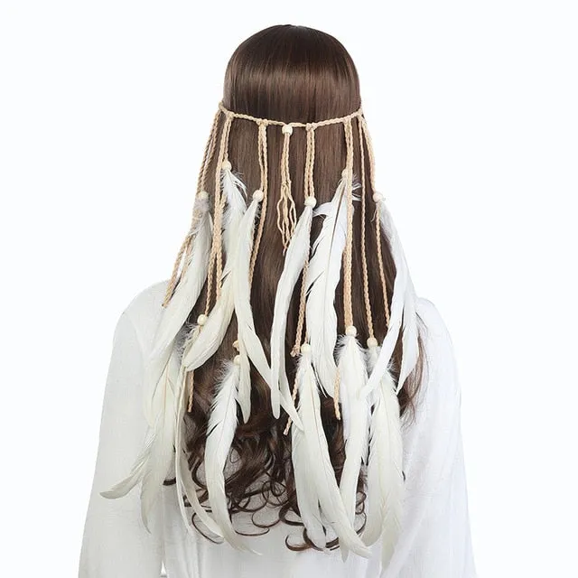 Boho Style Feather Headdress