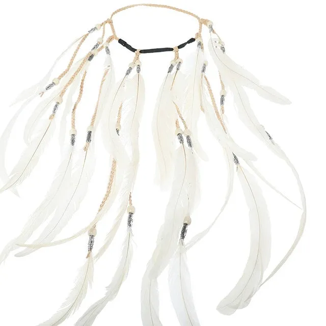 Boho Style Feather Headdress