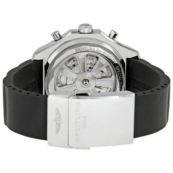 Breitling Bentley Barnato Silver Dial Chronograph Men's Watch A2536821-G734BKRD A2536821/G734