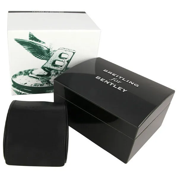 Breitling Bentley Barnato Silver Dial Chronograph Men's Watch A2536821-G734BKRD A2536821/G734