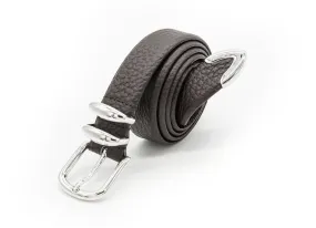 Buckle Fastening Leather Belt