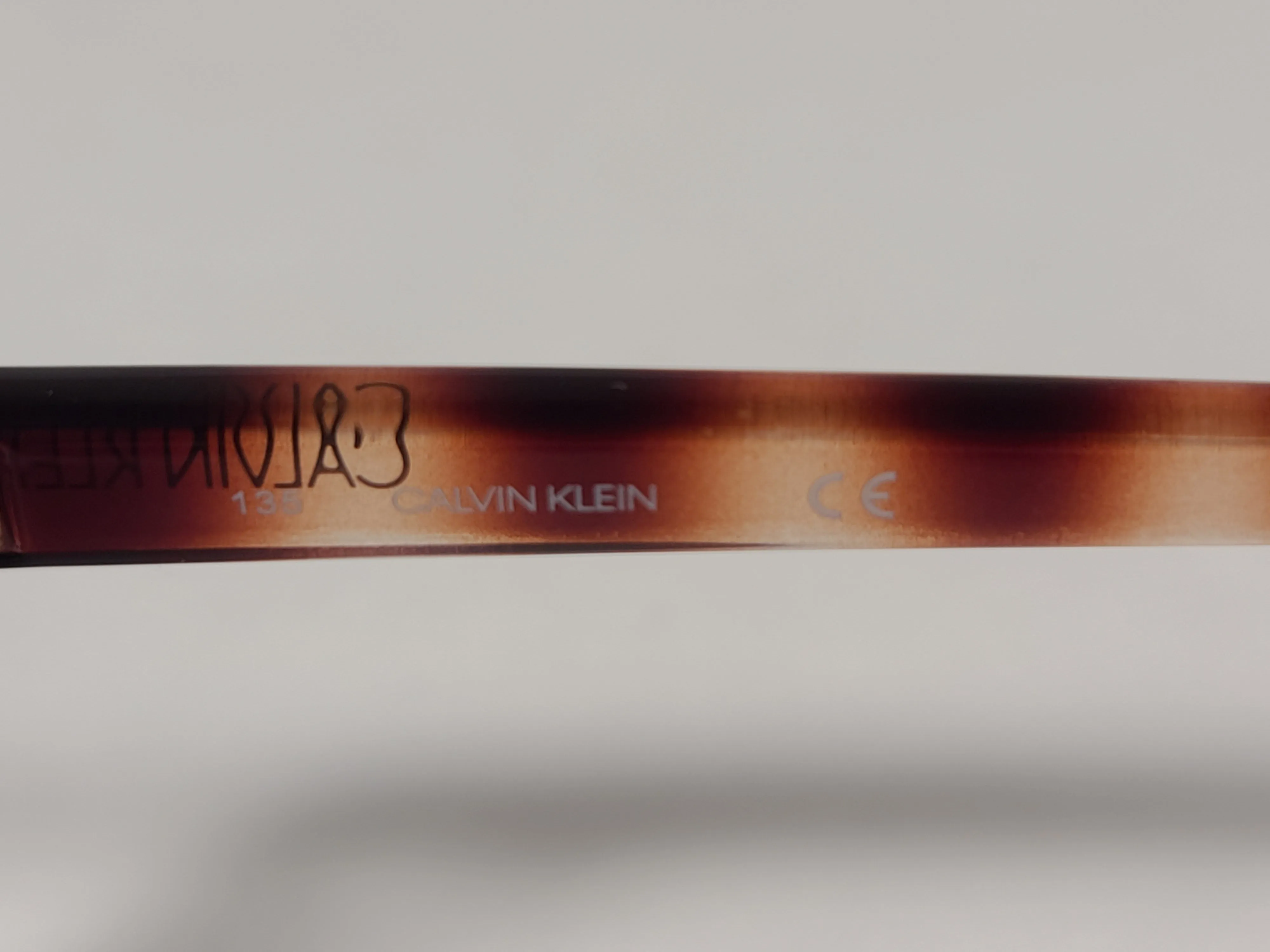 Calvin Klein Aviator Pilot Sunglasses CK19321S 008 Gunmetal And Brown Frame Brown Lens