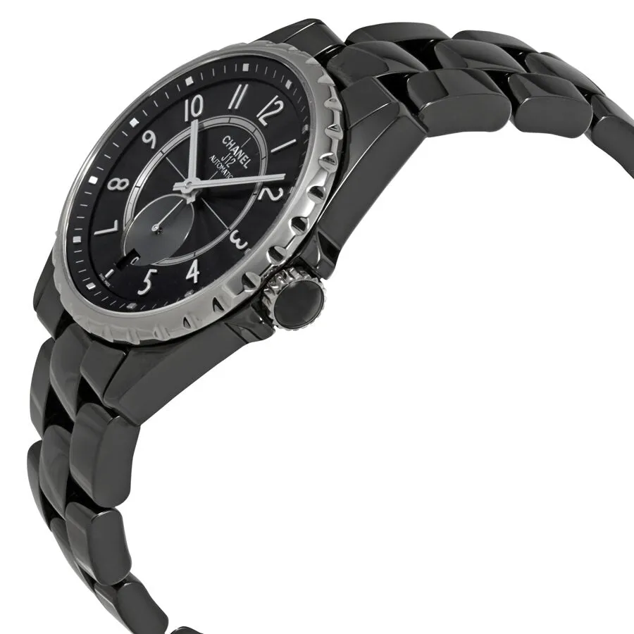 Chanel J12 Automatic Black Dial Watch H3836