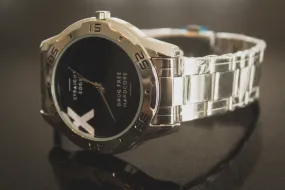 Clean Stainless Steel Sport Watch