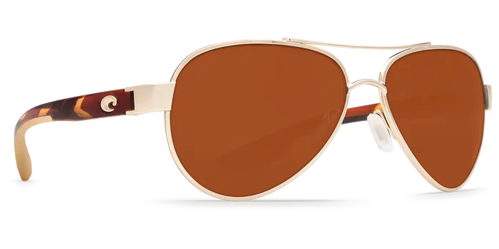 Costa Del Mar Loreto Sunglasses - Rose Gold Temple/Copper 580P