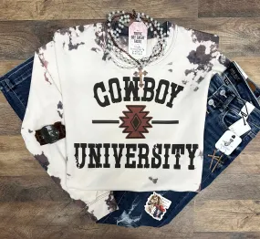 Cowhide Cowboy University Sweatshirt 🤠