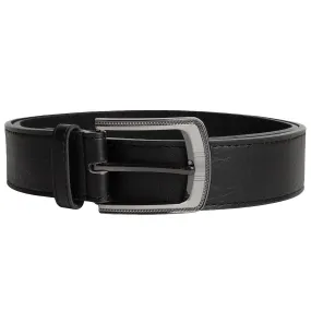 D555 Mens Samuel Big & Tall Bonded Leather Belt - Black