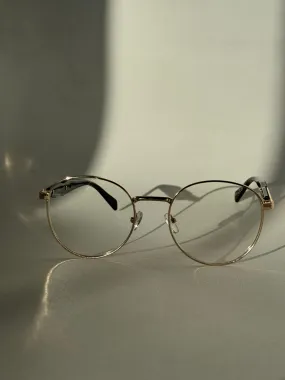 Davon Classic 80s Style Sunglasses In Clear