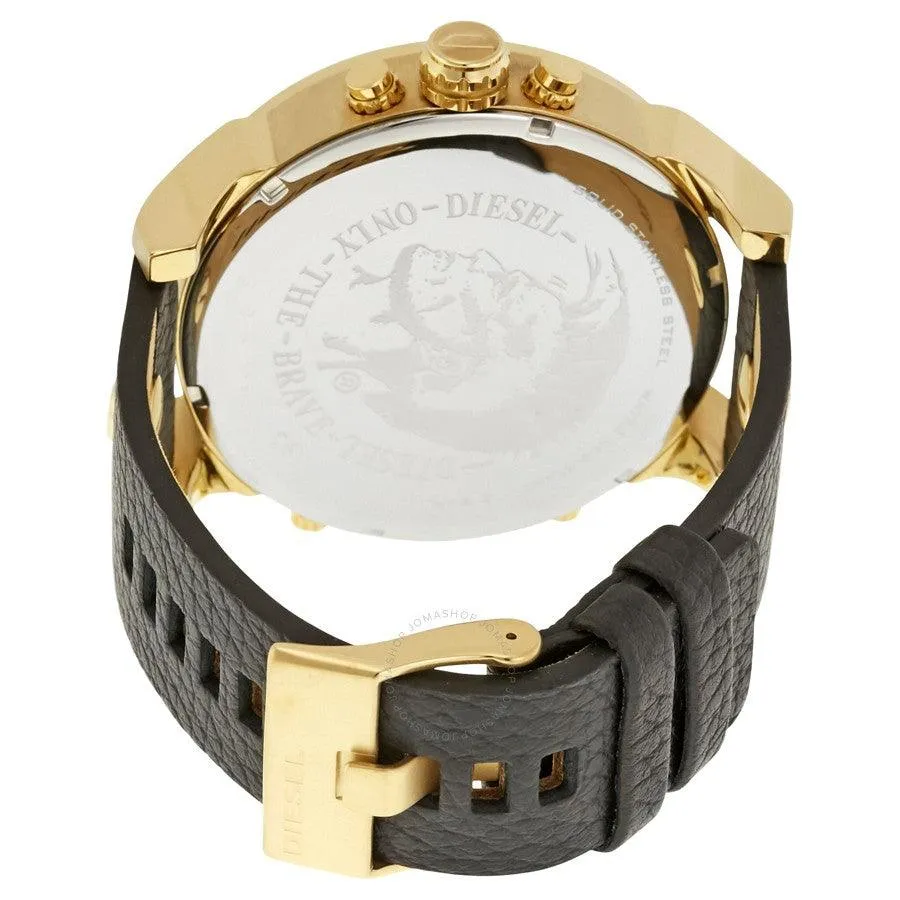 Diesel Men's DZ-7371 Mr Daddy Dual Zone Chronograph Black Dial Leather Watch
