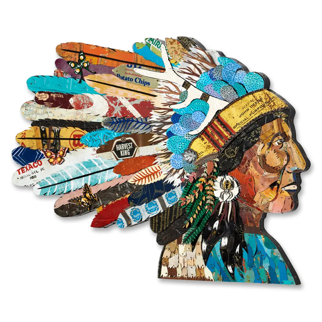 DREAM TALKER (CACTUS) original metal wall sculpture