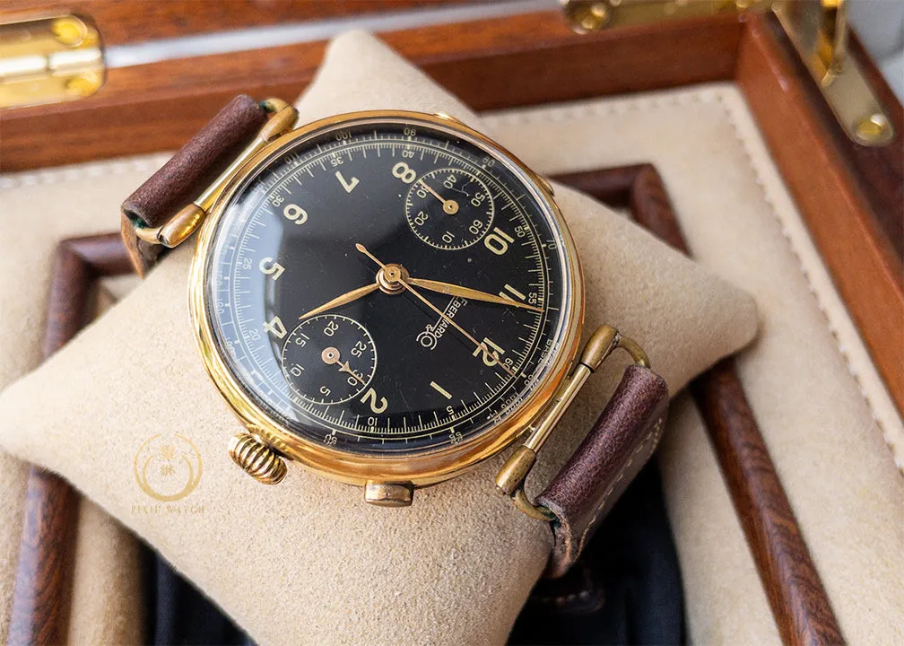 Eberhard Vintage Chronograph YG