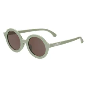 Euro Round All The Rage Sage Sunglasses with Amber lens