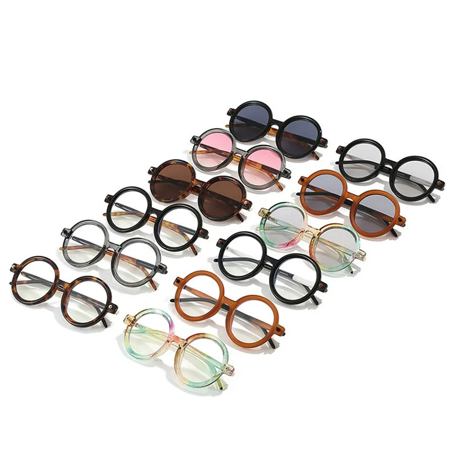 Fashion Retro Oversized Round Quality Frame