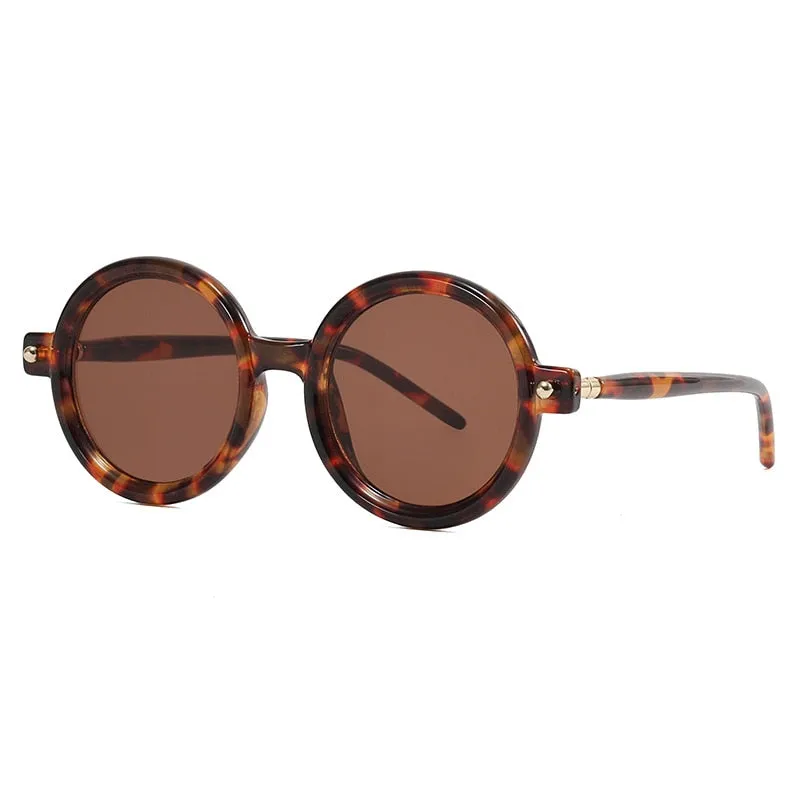 Fashion Retro Oversized Round Quality Frame