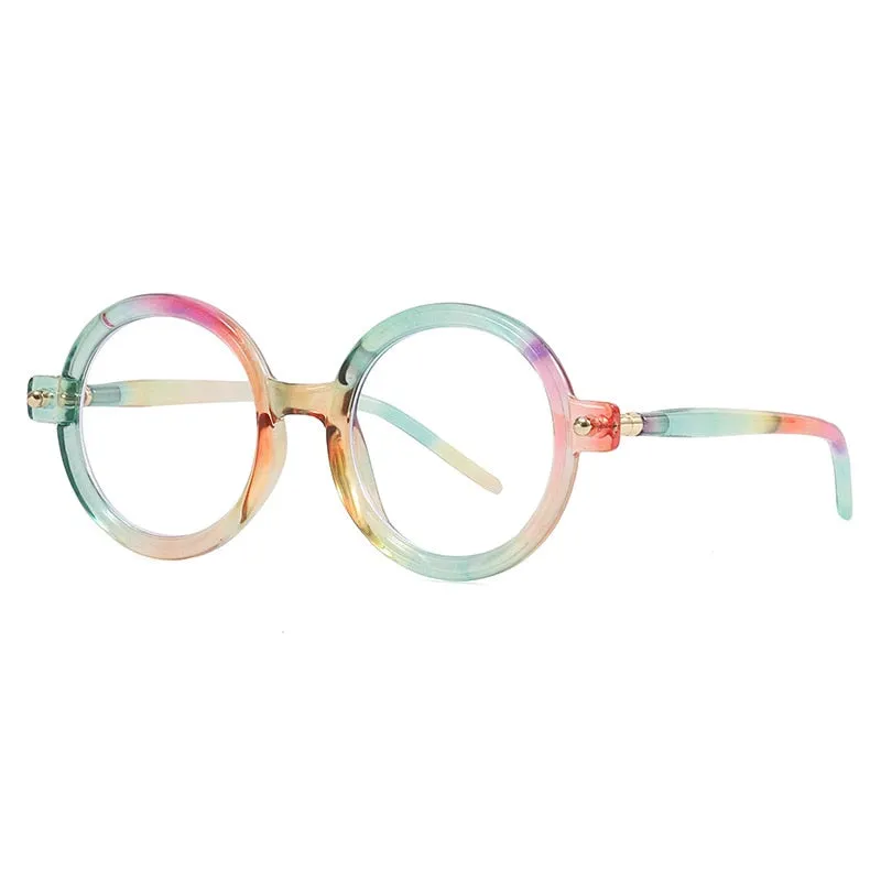 Fashion Retro Oversized Round Quality Frame