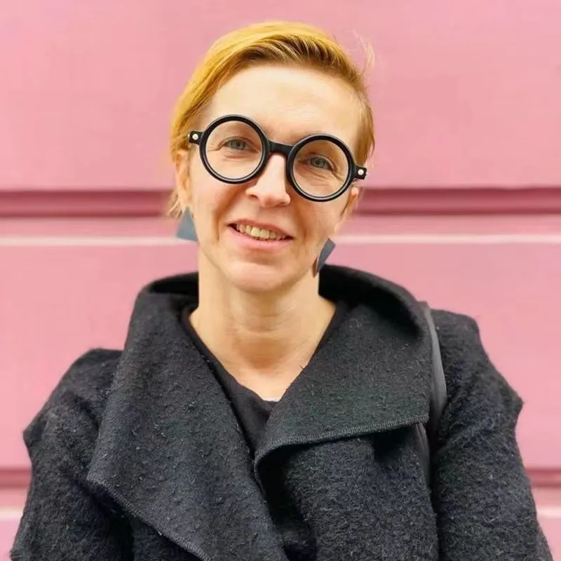 Fashion Retro Oversized Round Quality Frame