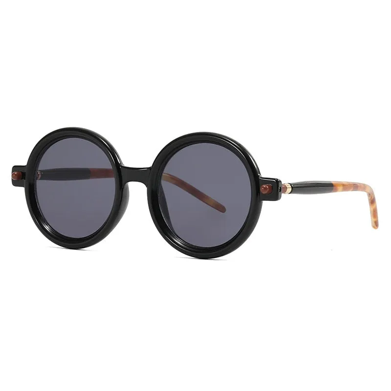 Fashion Retro Oversized Round Quality Frame