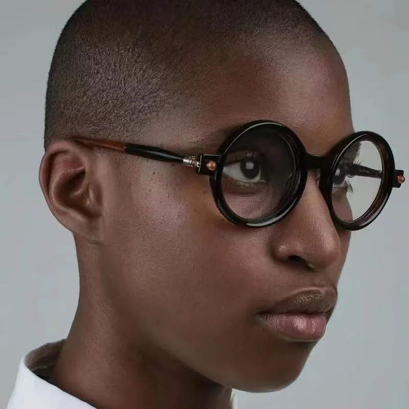 Fashion Retro Oversized Round Quality Frame