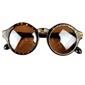 Fashion Unisex Retro Round Plastic Frame Sunglasses