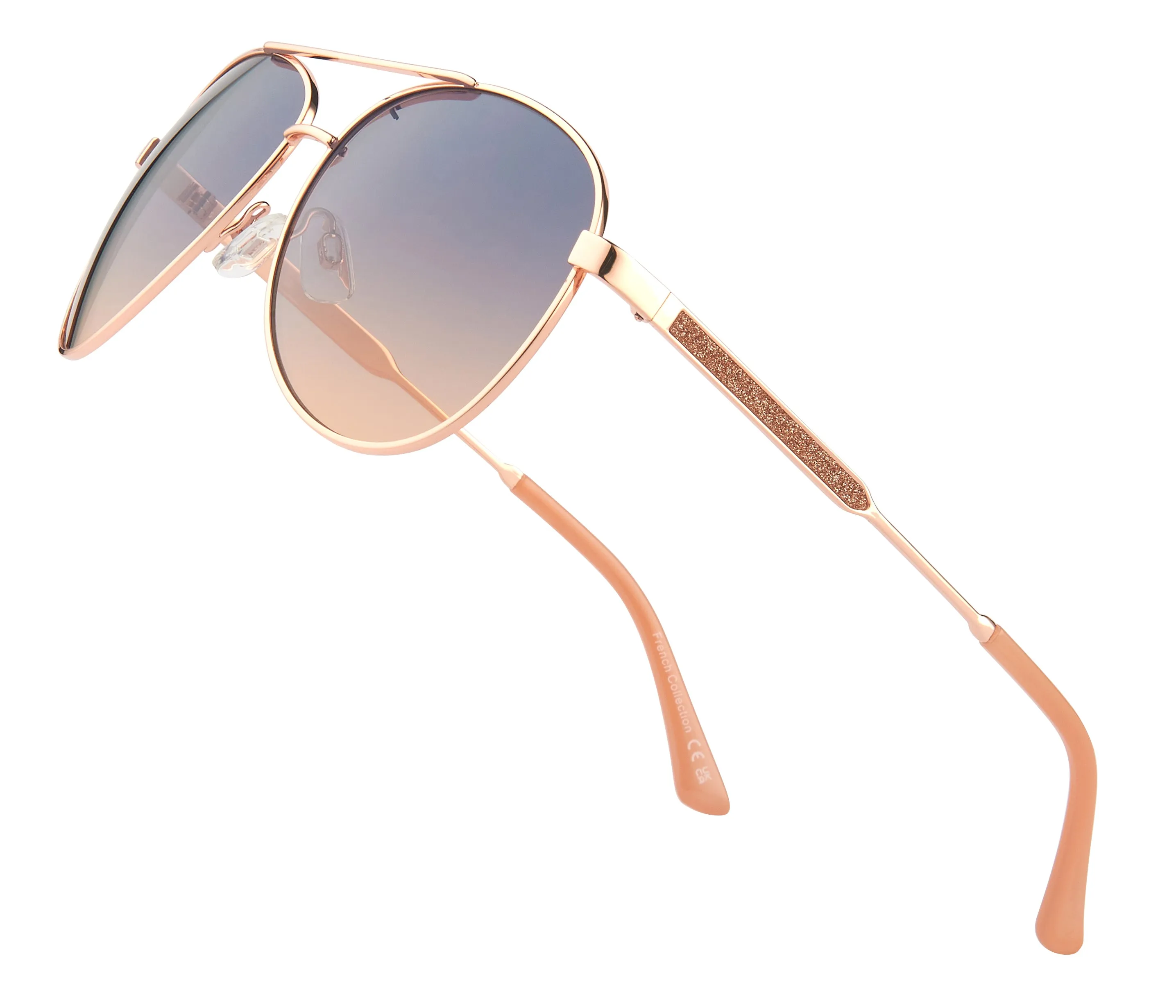 FC 6540 - Metal Aviator Sunglasses