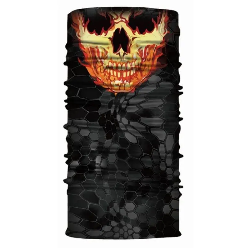 Fire Skull Bandana