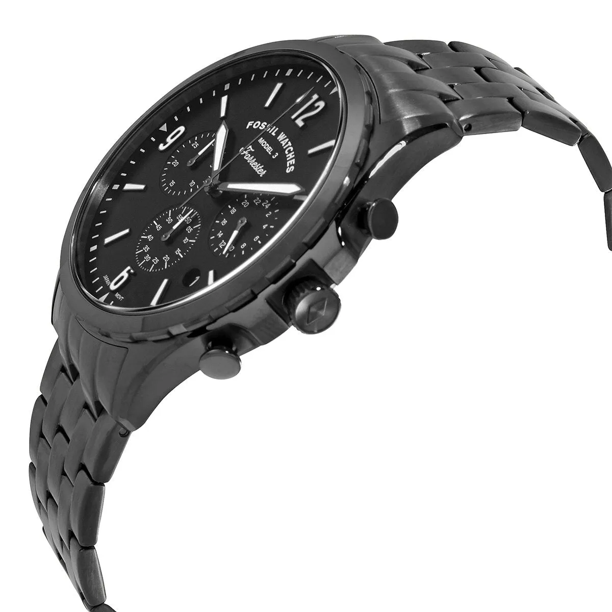 Fossil Chronograph Quartz Black Dial Men's Watch FS5606