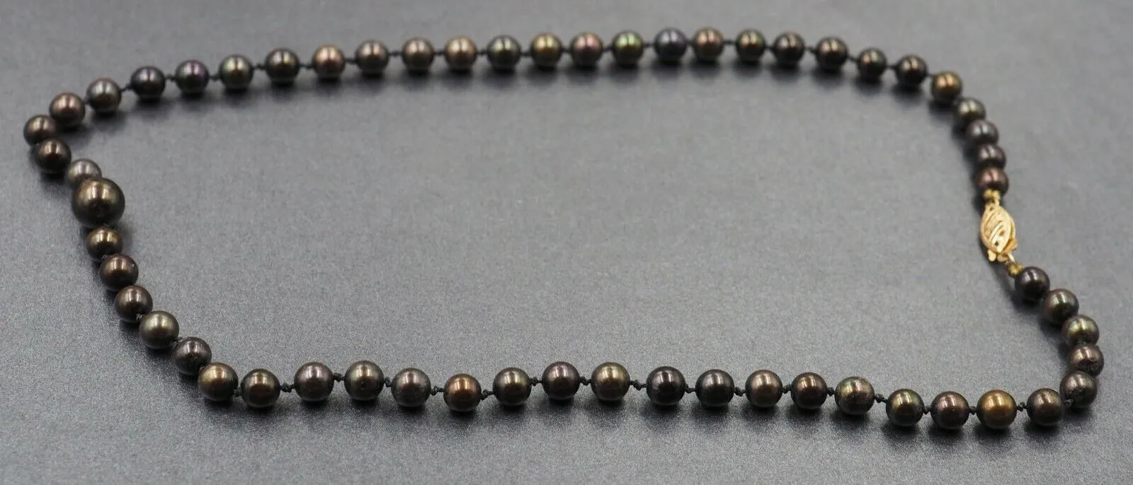 Freshwater Cultured Pearl Strand Necklace with 14ct White Gold Clasp