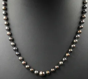 Freshwater Cultured Pearl Strand Necklace with 14ct White Gold Clasp