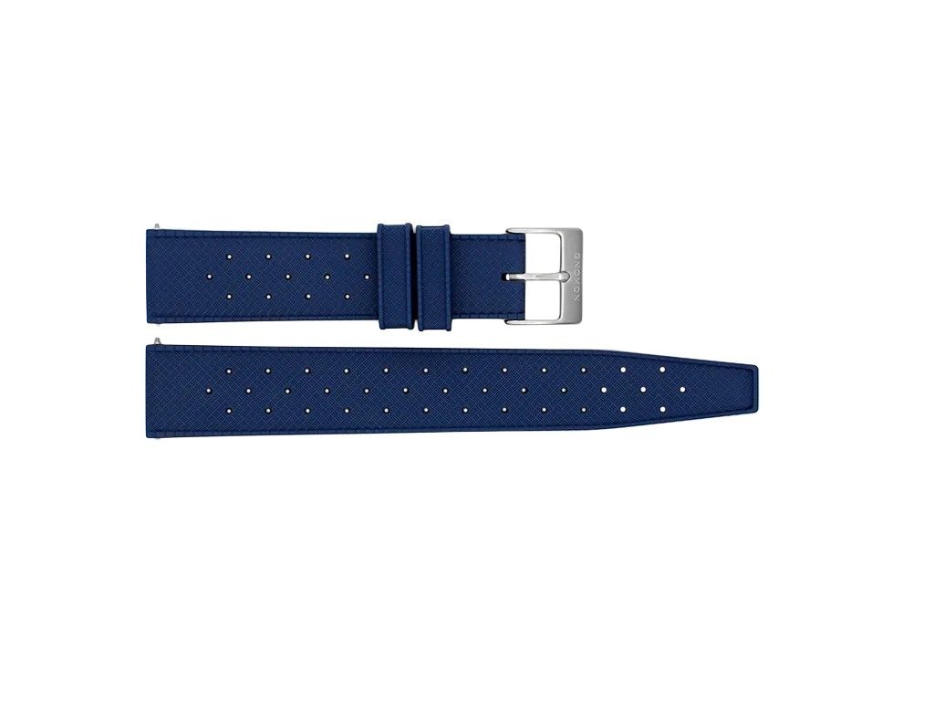 Gnomon FKM Tropic Rubber Strap Blue